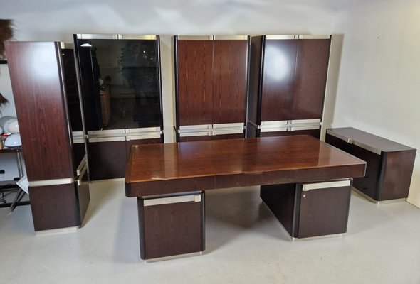 Set da scrivania e da ufficio di Abbonderni, Italia, anni '70, set di 6 in  vendita su Pamono