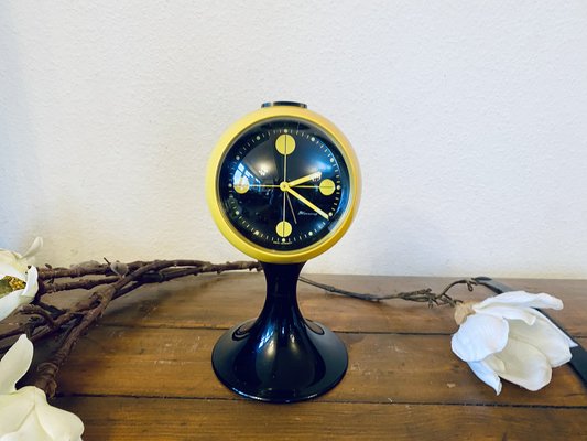Vintage Space Age Tulip Foot Alarm Clock from Blessing for sale at