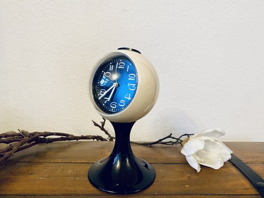 Vintage Space Age Tulip Foot Alarm Clock from Blessing for sale at
