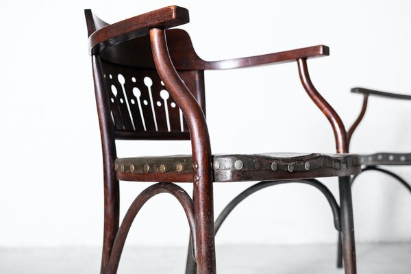 Set of Art Nouveau Model No. 6141 Armchair from Thonets
