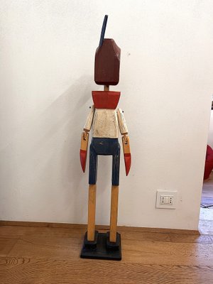 Pinocchio in legno, anni '60 in vendita su Pamono