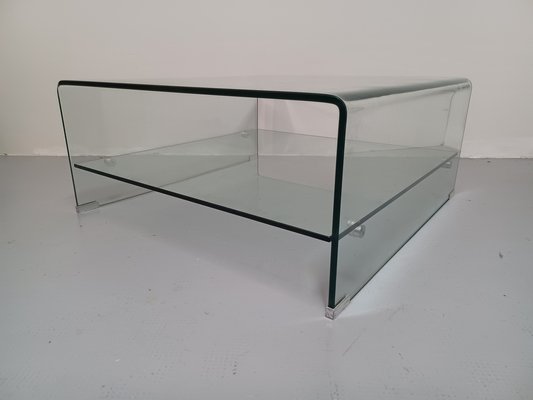 Molded glass cheap coffee table