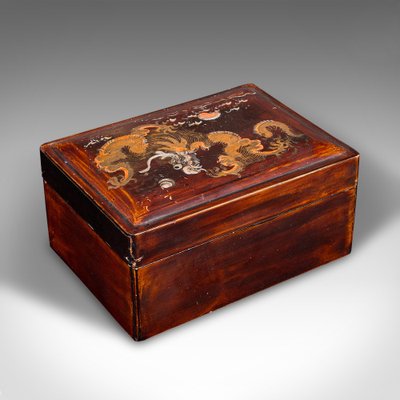 Japanese Art Deco Lacquered Nesting Storage Boxes, 1930s Japanese Art Deco Lacquered Nesting Storage Boxes, 1930s