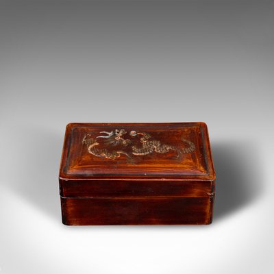 Japanese Art Deco Lacquered Nesting Storage Boxes, 1930s