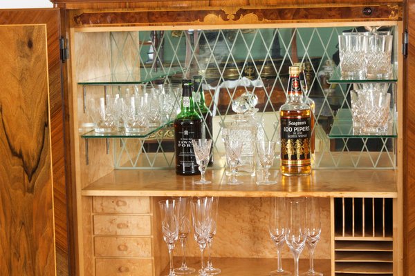 Glass cocktail cabinet deals