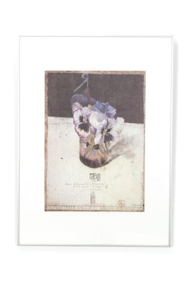 Horst Janssen, Floral Still Life, Aluminum for sale at Pamono