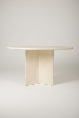 Travertine dining table for sale deals