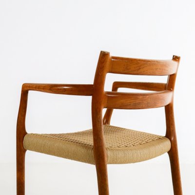 北欧 デンマーク ヴィンテージ JL モラー Model 67 アームチェア Model 67 Dining Chair by Niels Möller for Jl Möller for sale at Pamono
