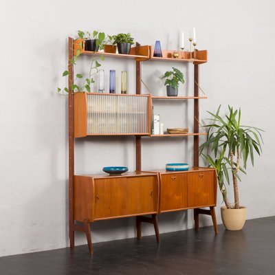 Mid century freestanding wall unit deals