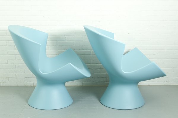 Set of Kite Lounge Chairs by Karim Rashid for Label, 2004 for sale