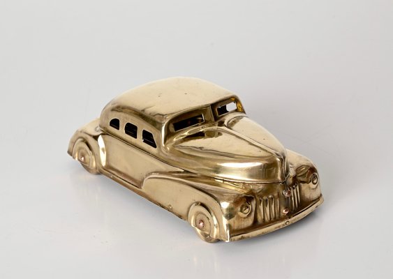 Vintage Brass Car Betel Nut Box - Ca 1940's Vintage Brass Car Betel Nut Box - Ca 1940's