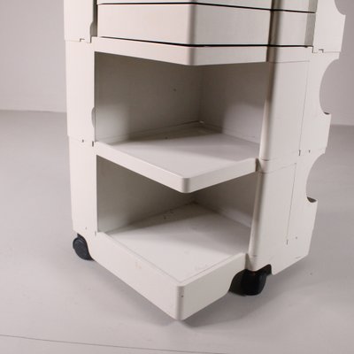 White Boby Cart by Joe Colombo for Bieffeplast