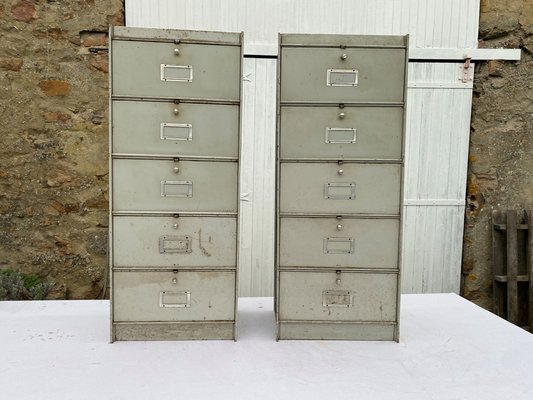 Industrial Cabinet in Metal 1950 for sale at Pamono
