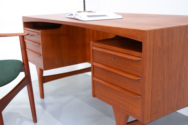 Mid-Century Modern Danish Teak Desk by Valdemar Mortensen, 1960s