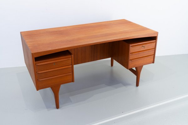 Mid-Century Modern Danish Teak Desk by Valdemar Mortensen, 1960s