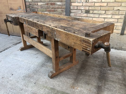 開店記念セール！ 1930' Vintage Vise Working Table イギリス製（Vintage カウンターテーブル・ハイテーブル