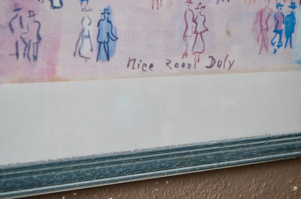 Raoul Dufy, Niza, Serigrafía en venta en Pamono