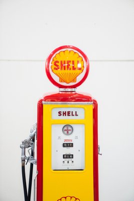 shell petrol station cigarette prices American Shell Petrol Station Pump, 1950s