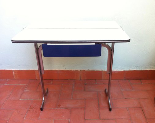 Mesa de cocina plegable belga de formica con cajón, años 60 en venta ... Mesa de cocina plegable belga de formica con cajón, años 60 en venta ...