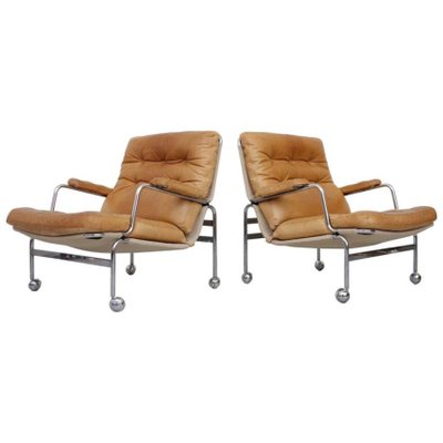 Vintage Model Karin Easy Chairs By Bruno Mathsson Set Of 2 For Sale At Pamono