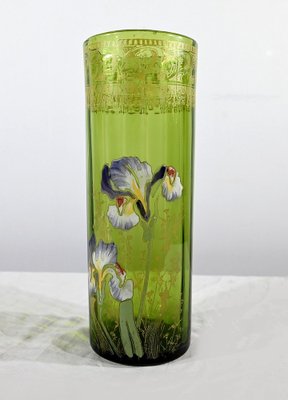 Art Nouveau Vase in Green, 1890s