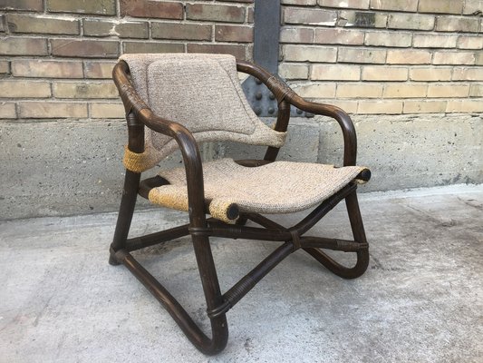 Vintage Espri Safari Sessel aus Bambus von Ikea, Schweden, 1970er bei  Pamono kaufen