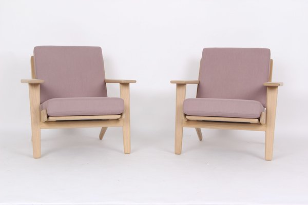 Model Ge290 Armchairs by Hans J. Wegner for Getama Set of 2 for