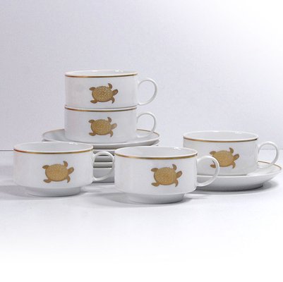 Mokka Set from Rosenthal Studio Line, 1980s, Set of 5 for sale at