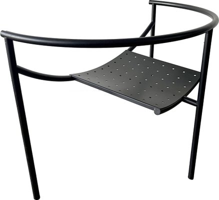 Matte Black Doctor Sonderbar Armchair by Philippe Starck, 1983 for