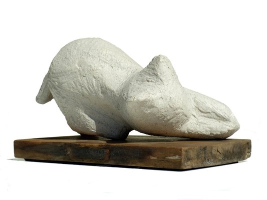 Sculpture Chat par Gino Cosentino pour Litoceramica Piccinelli, Italie,  1930 en vente sur Pamono