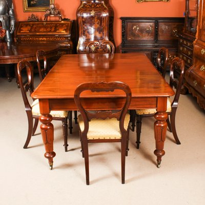 Mahogany dining table and chairs for sale new arrivals