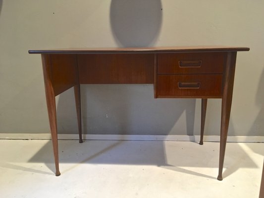 Mid Century Scandinavian Teak Writing Desk For Sale At Pamono