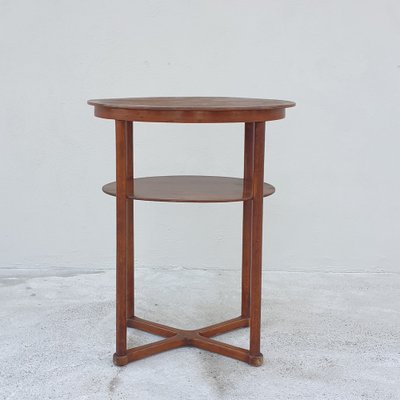 Thonet Oval Birch Table Designed by Josef Hoffman Thonet Oval Birch Table Designed by Josef Hoffman