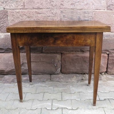 Mesa de comedor plegable Biedermeier pequeña en venta en Pamono Mesa de comedor plegable Biedermeier pequeña en venta en Pamono