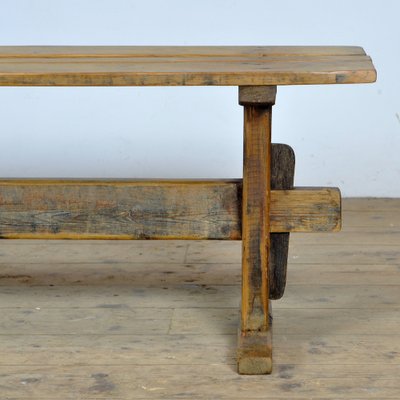 Rustic pine bench deals
