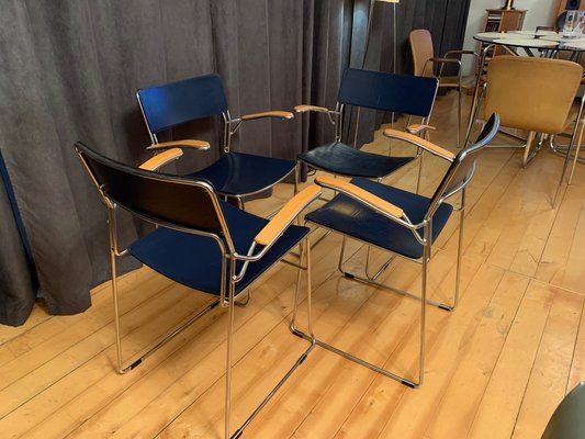 Sultana Chairs from Arrben, Italy, 1980s, Set of 4 for sale at Pamono