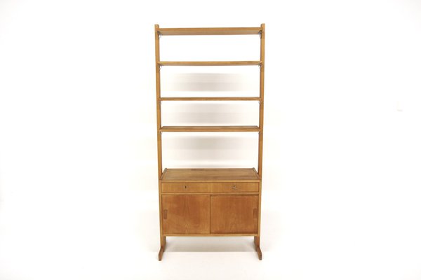 Scandinavian Shelving Unit in Oak from Ikea Sweden 1960s for