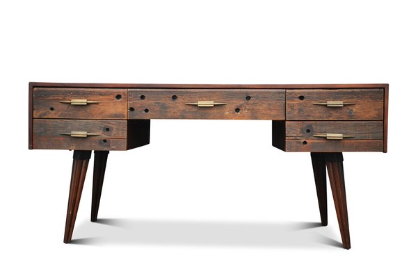 Antique Feeling Natural Wood Desk 90cm 【公式通販】