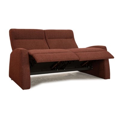 9103 Fabric Two Seater Sofa in Red from Himolla for sale at Pamono