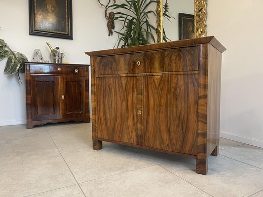 Biedermeier Trumeau Sideboard Cabinet in Walnut for sale at Pamono