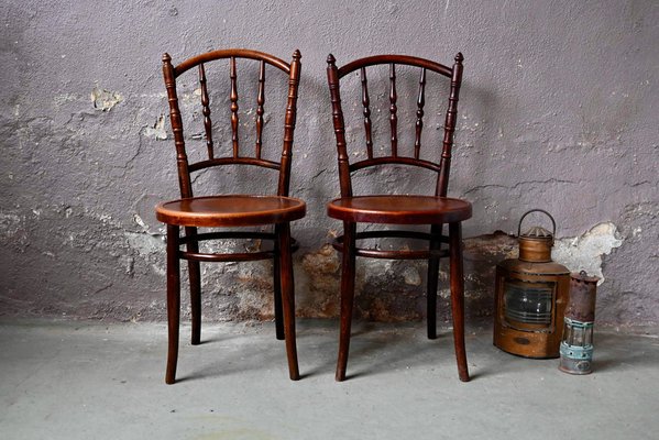 Bentwood Chairs from Jacob Josef Kohn Set of 2 for sale at Pamono
