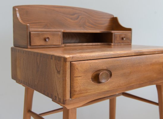 Blue Label Writing Desk by Lucian Ercolani for Ercol 1960s for