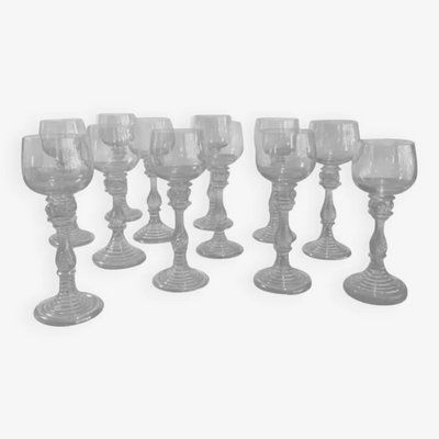 Moselle Wine Glasses, Set of 12 for sale at Pamono