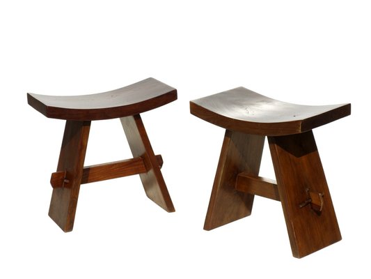 Amazon.com: SYCARPET Bar Stools Solid Wood Square