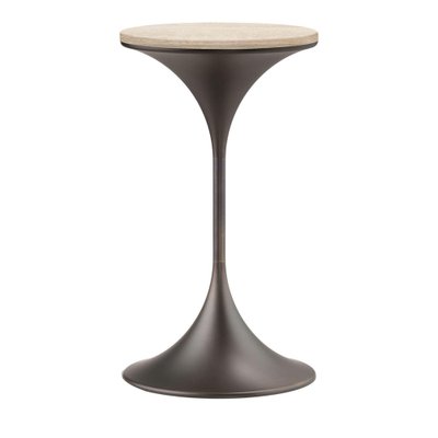 Daperple Tall Tall Brown Side Table by Paolo Rizzato