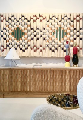 Travertine credenza discount