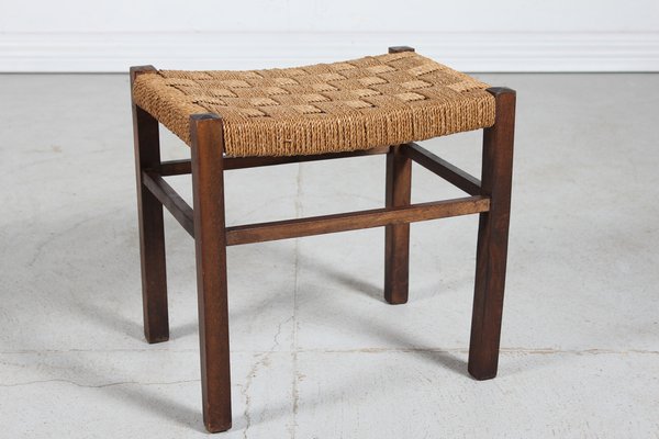 Dark 2024 wood stool