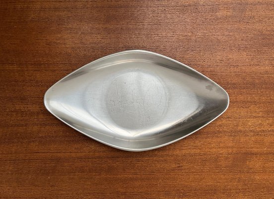 Deutscher Mid-Century Teller aus Cromargan von WMF, 1960er bei Pamono kaufen