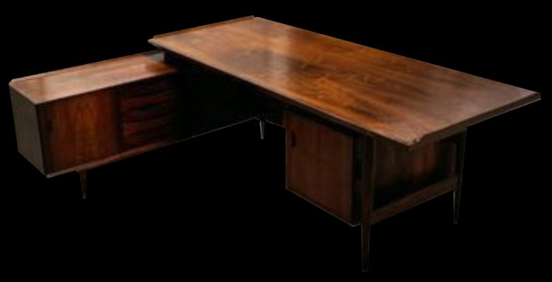 Rosewood Desk by Arne Vodder for Sibast 1950s