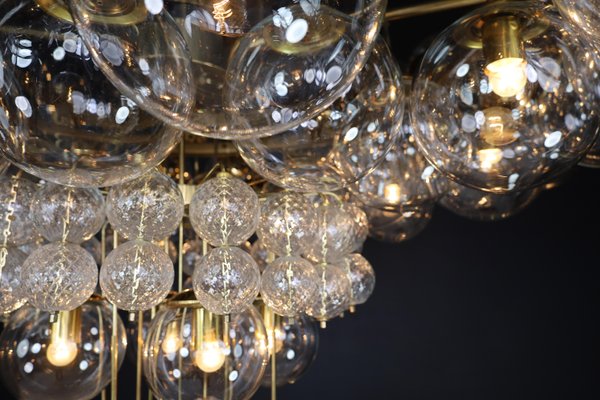 Chandelier with glass globes deals